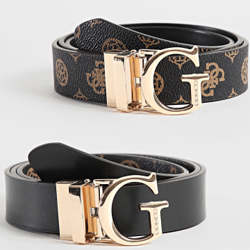 Guess - Ceinture Réversible Femme BW9171-P4430 Marron Doré