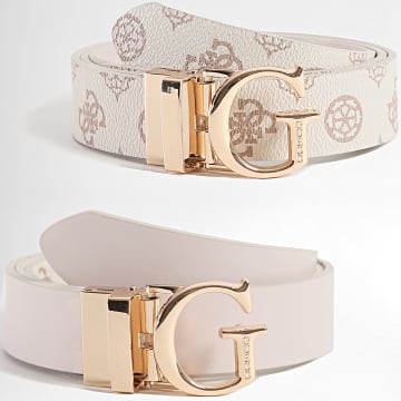 Guess - Ceinture Réversible Femme BW9171-P4430 Beige Doré