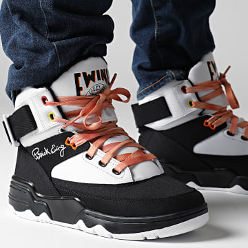 Ewing Athletics - Manden 33 Hi X Kid N Play 1BM02549 Wit Zwart Rood