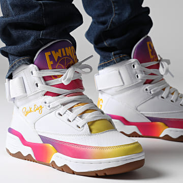 Ewing Athletics - Trainers Ewing 33 Hi 1BM02546 Wit Geel Oranje Roze