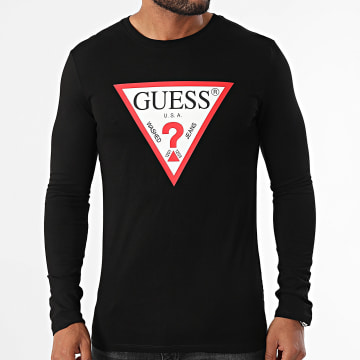 Guess - T-shirt met lange mouwen M2YI31-I3Z14 Zwart