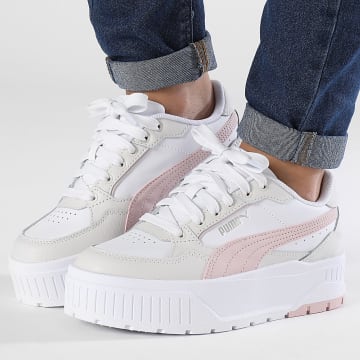 Puma - Dames Karmen II Idol 397461 Puma White Mauve Mist Gray Sneakers