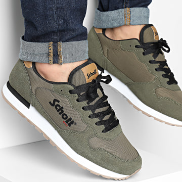 Schott NYC - Norati Khaki Bruin Zwart Sneakers