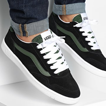 Vans - Cruze Too Cc 00CMT Suède Zwart Groen Sneakers