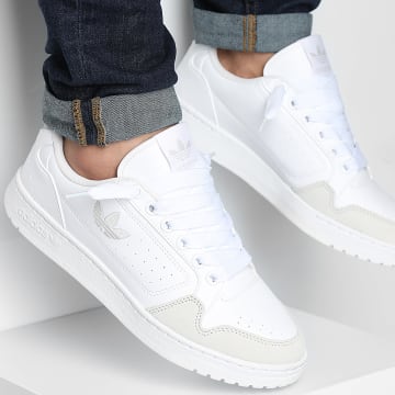 Adidas Originals - Baskets NY 90 JI1899 Footwear White Grey One x Superlaced Gros Lacet Blanc
