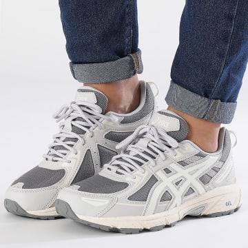 Asics - Baskets Femme Gel Venture 6 GS 1204A162 Clay Grey Cream