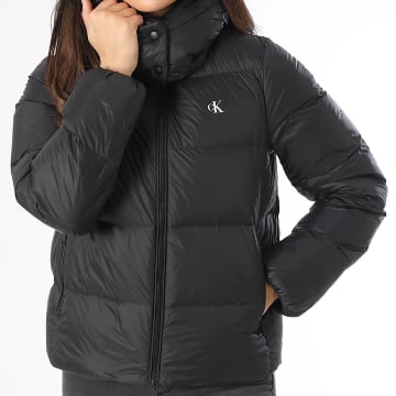 Calvin Klein - Chaqueta con capucha para mujer 3571 Negro