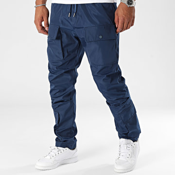 Ikao - Pantalon Cargo Bleu Marine