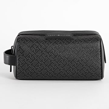 Tommy Hilfiger - Borsa da toilette Monogram Med 2784 Nero