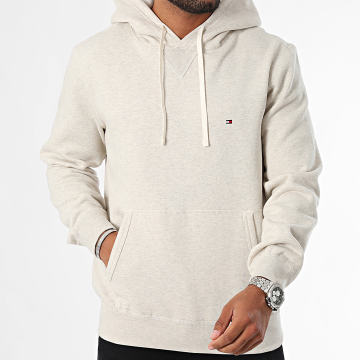 Tommy Hilfiger - Sudadera con capucha Essential 7230 Beige Chiné Oversize