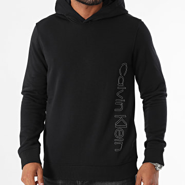 Calvin Klein - Grafische Hoodie GMF4W340 Zwart