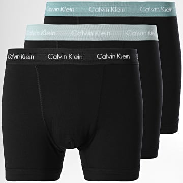 Calvin Klein - Juego de 3 bóxers Trunk U2662G Negro