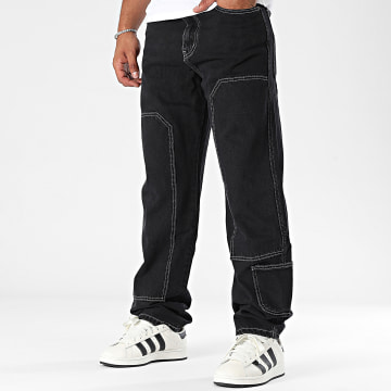 Ikao - Jean Relaxed Fit Noir