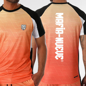 MA9 Mafia Nueve - Tee Shirt Back Gradiente Orange Neon