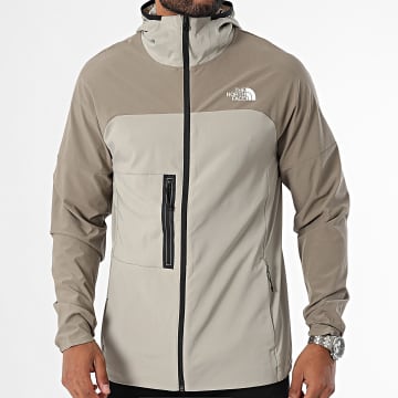 The North Face - MA Traject A893A Beige Hooded Zip Jacket