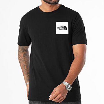 The North Face - Tee Shirt Fijn A8A6M Zwart