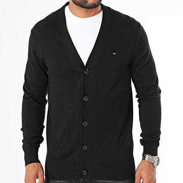 Tommy Hilfiger - Cárdigan Essential Cotton 3111 Negro