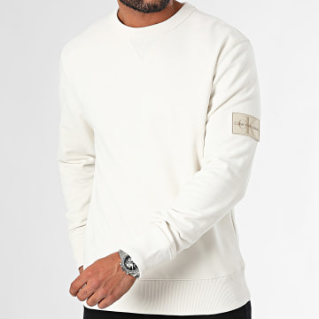 Calvin Klein - Ronde hals Sweat 3426 Off White