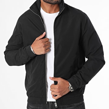 Jack And Jones - Veste Zippée Eroy Harrington Bomber Noir