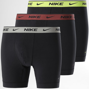 Nike - Set di 3 boxer KE1007 nero