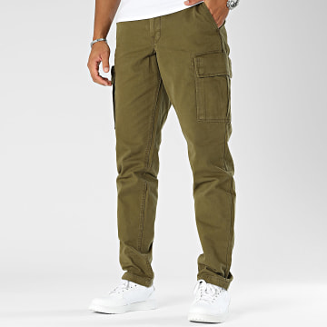 Timberland - Pantalon Cargo Twill A5TVY Vert Kaki