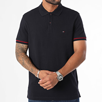 Tommy Hilfiger - Polo Manches Courtes Under Placket Detail 3199 Bleu Marine