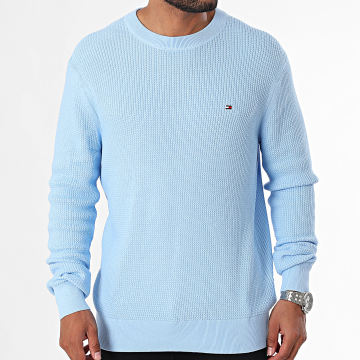 Tommy Hilfiger - Pull Structure 6525 Bleu Clair