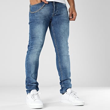 Zelys Paris - Jean Slim Marjin Bleu Denim