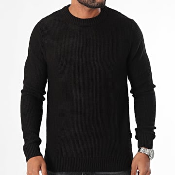 Jack And Jones - Pull Roy Knit 12258569 Noir