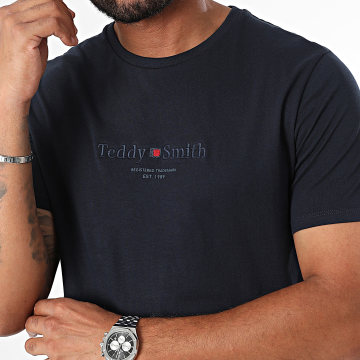 Teddy Smith - Tee Shirt Jim 11017024D Bleu Marine