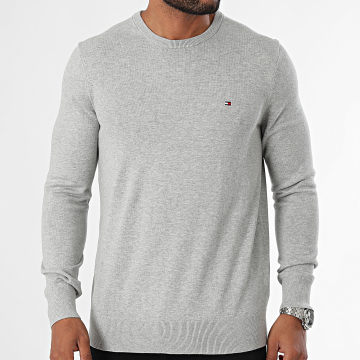 Tommy Hilfiger - Essential Cotton 4748 Jersey gris jaspeado