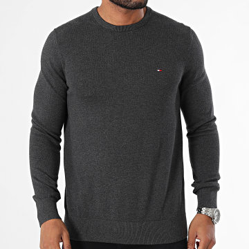 Tommy Hilfiger - Maglione Essential Cotton 4748 grigio antracite