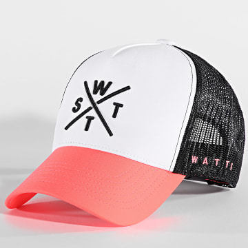 Watts - Cappello Trucker Tribe Pink Fluo White Black