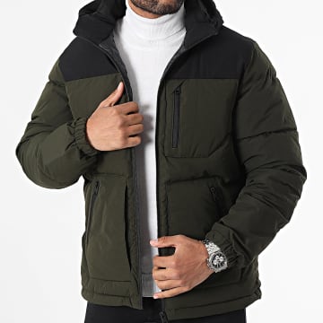 Jack And Jones - Doudoune Capuche Otto Vert Kaki