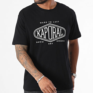 Kaporal - T-shirt Essentiel Regular Fit VAZIM11 Zwart