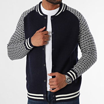 MTX - Veste 6660 Blanc Bleu Marine