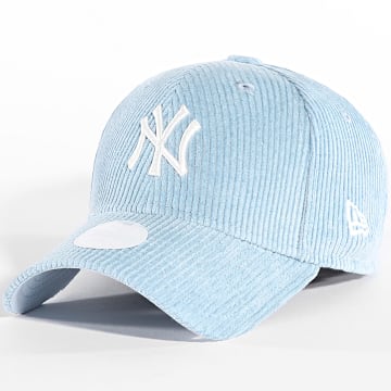 New Era - Dames Corduroy 9Forty NY Cap 60565255 Lichtblauw