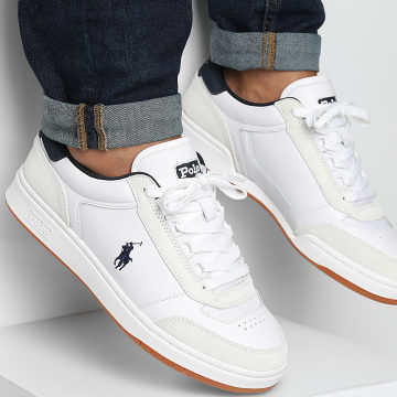 Polo Ralph Lauren - Polo Court Witte Sneakers