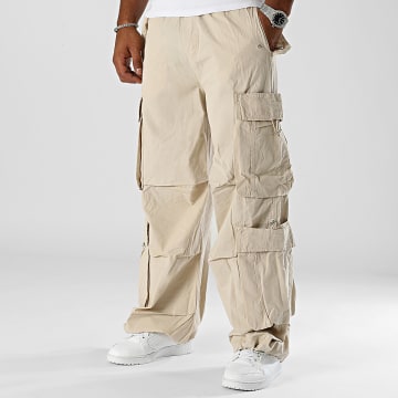 2Y Premium - Pantalon Cargo Baggy Fit Beige