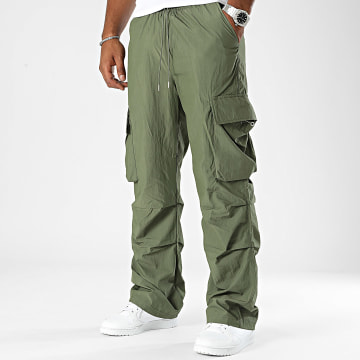 2Y Premium - Baggy Fit Cargo Broek Khaki Groen