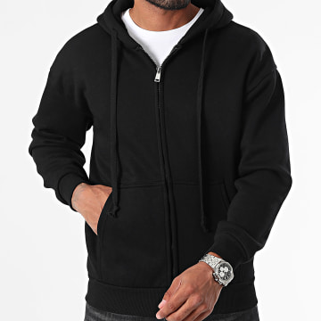 MTX - Sudadera con cremallera ZT1010 Negro