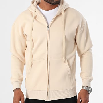 MTX - Sudadera con cremallera ZT1010 Beige