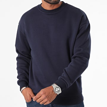 MTX - Sweat Top met ronde hals ZT1009 marineblauw