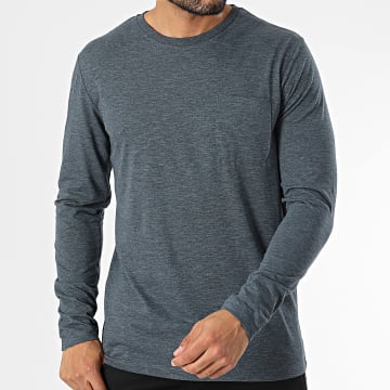 Produkt - Tee Shirt Poche Manches Longues GMS Hendrick Gris Chiné