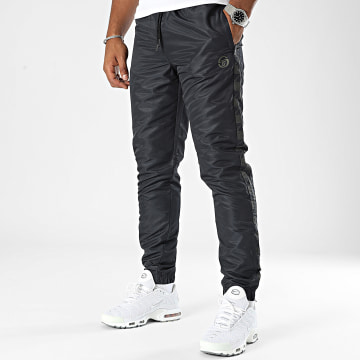 Sergio Tacchini - Intrico 40826 Zwarte Joggingbroek met Band