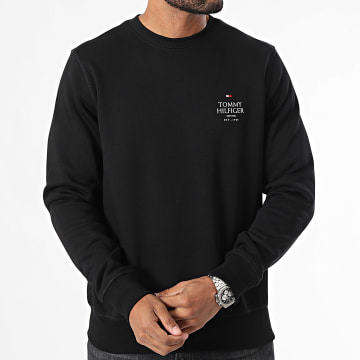 Tommy Hilfiger - Hilfiger Stack 5524 Sudadera cuello redondo Negro