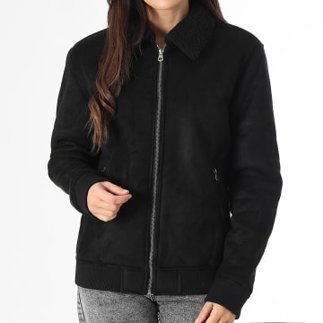 Classic Series - Veste Zippée Femme Noir