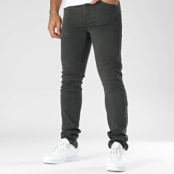 Only And Sons - Pantalon Chino Slim Loom Life Vert Kaki Foncé