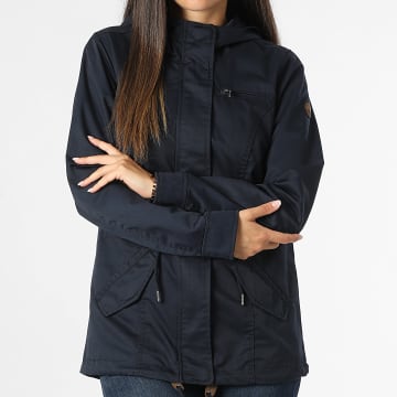 Only - Lorca Parka con capucha para mujer Azul marino