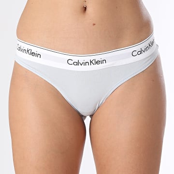 Calvin Klein - Tanga de mujer F3786E Azul claro